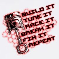 Build Tune Race Break Fix Repeat Garment-Dyed Sweatshirt