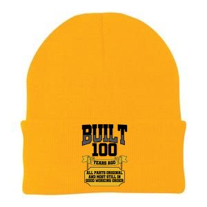 Built 100th Birthday All Original Part Knit Cap Winter Beanie