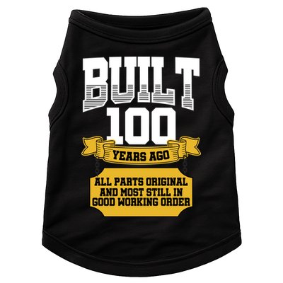 Built 100th Birthday All Original Part Doggie Tank