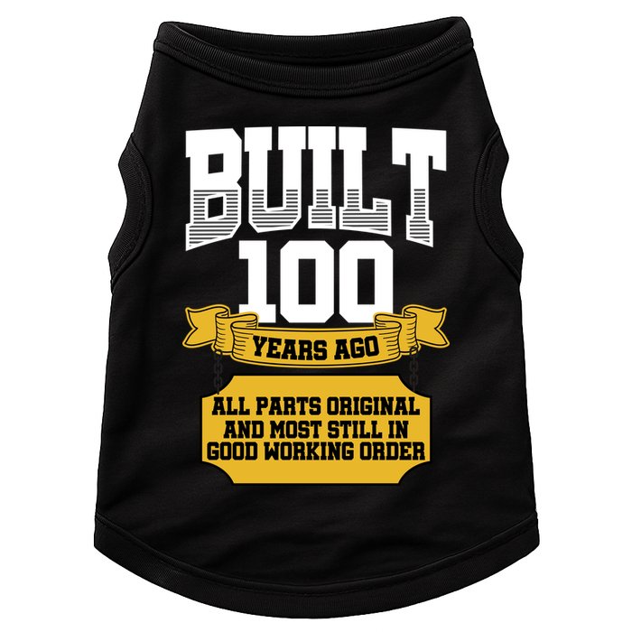 Built 100th Birthday All Original Part Doggie Tank