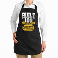 Built 100th Birthday All Original Part Apron