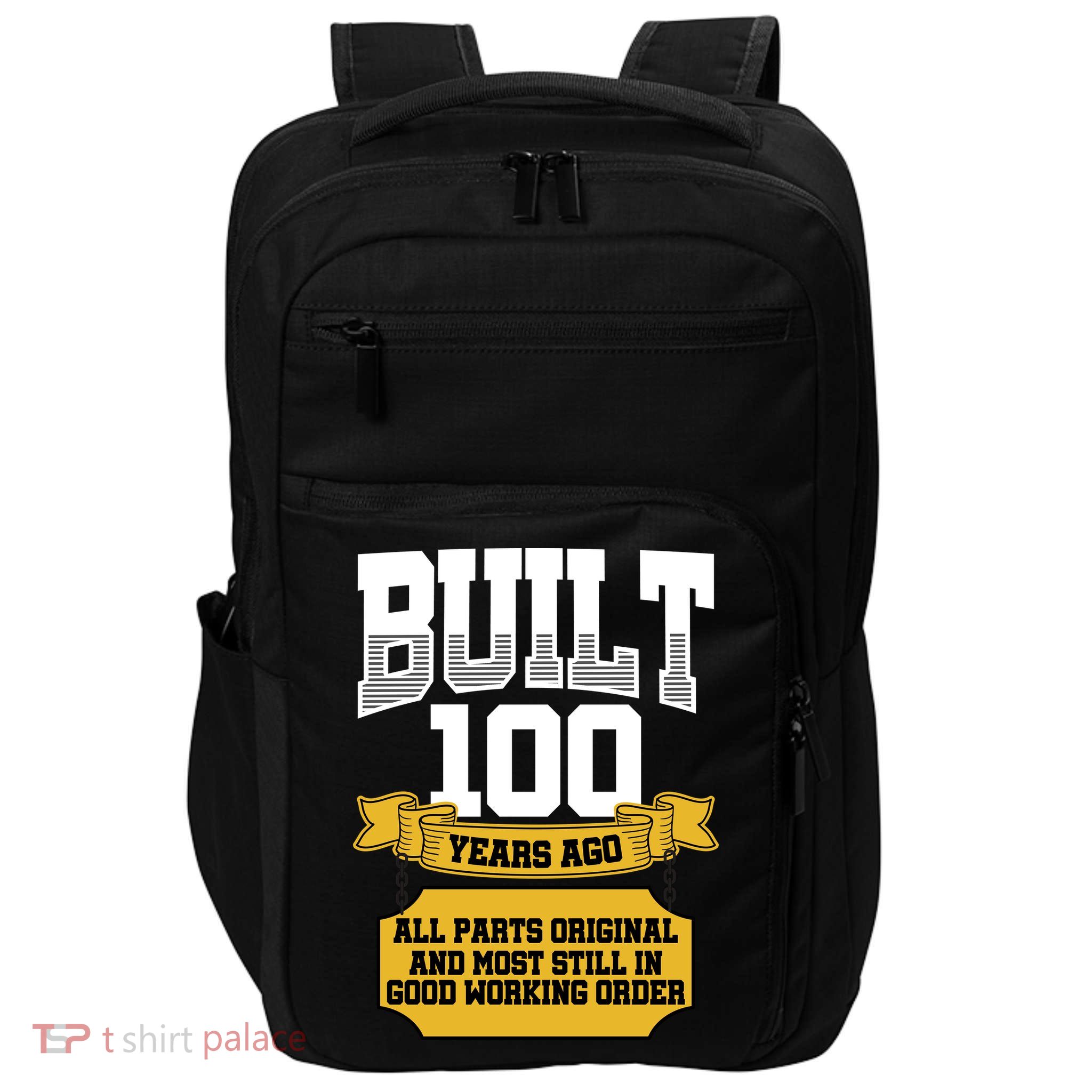 Built 100th Birthday All Original Part Impact Tech Backpack