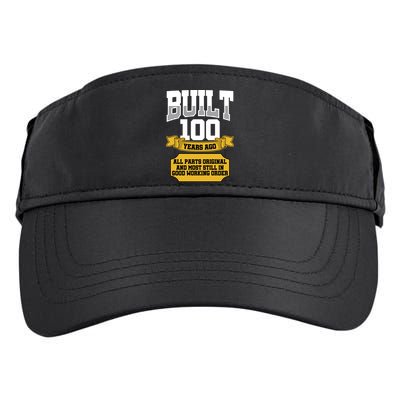 Built 100th Birthday All Original Part Adult Drive Performance Visor