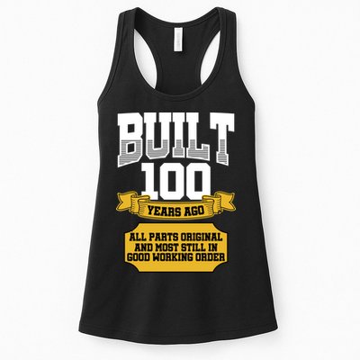 Built 100th Birthday All Original Part Womens Tank Top
