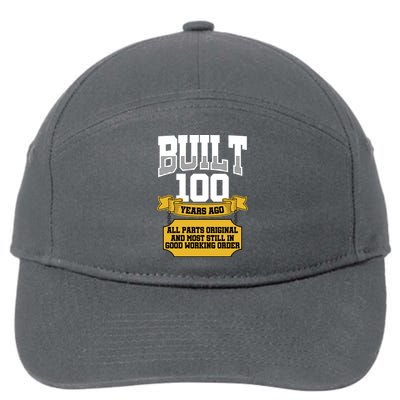 Built 100th Birthday All Original Part 7-Panel Snapback Hat