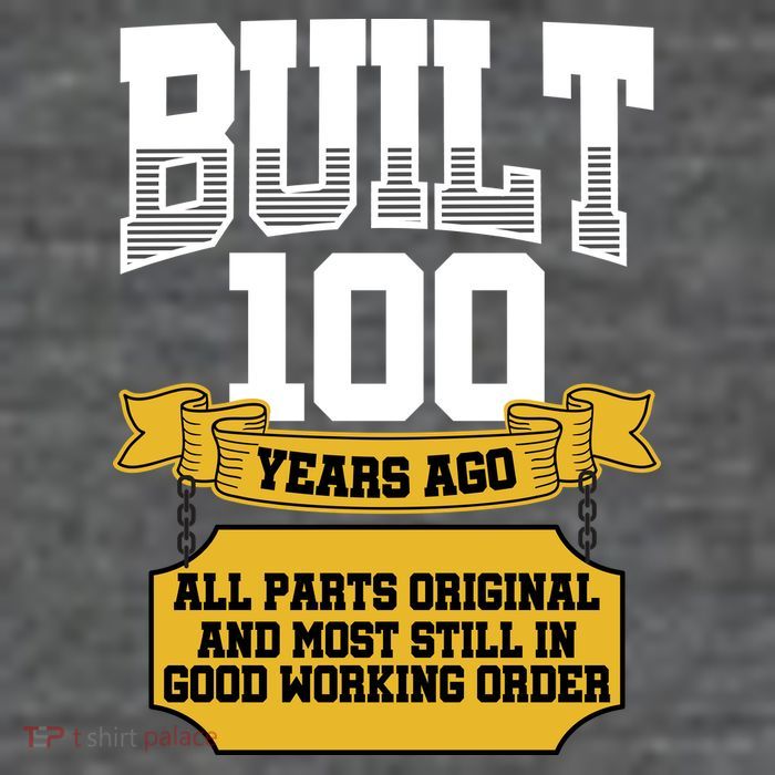 Built 100th Birthday All Original Part 7-Panel Snapback Hat