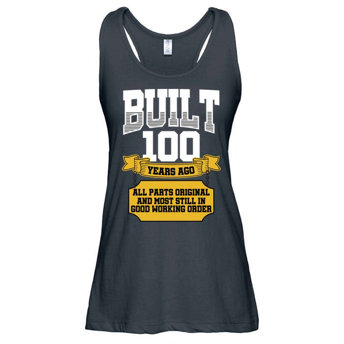 Built 100th Birthday All Original Part Ladies Essential Flowy Tank