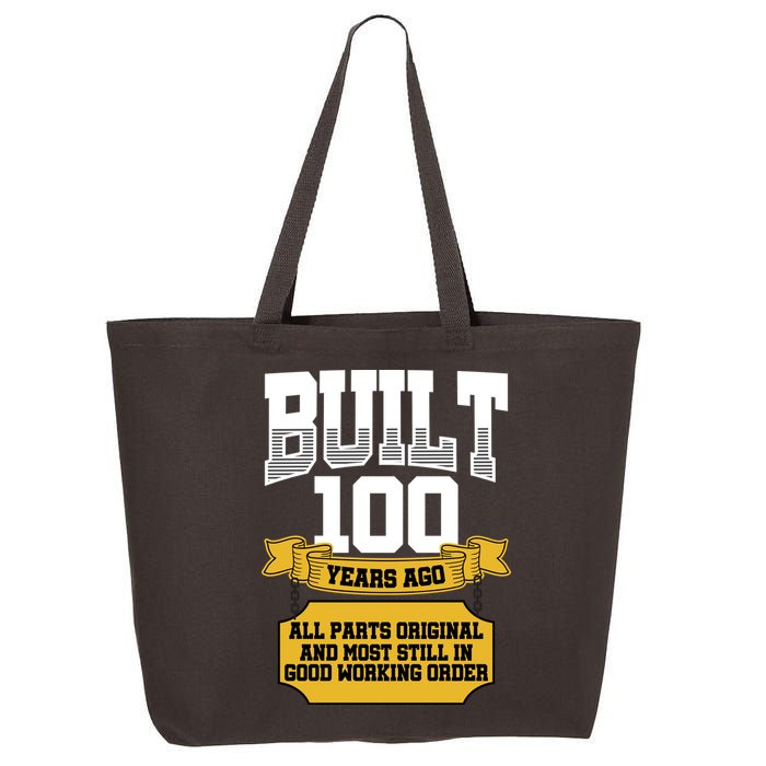 Built 100th Birthday All Original Part 25L Jumbo Tote