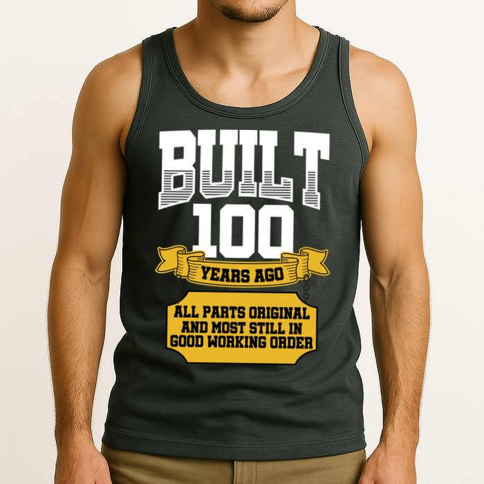 Built 100th Birthday All Original Part Tank Top