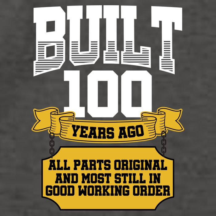 Built 100th Birthday All Original Part Vector Backpack