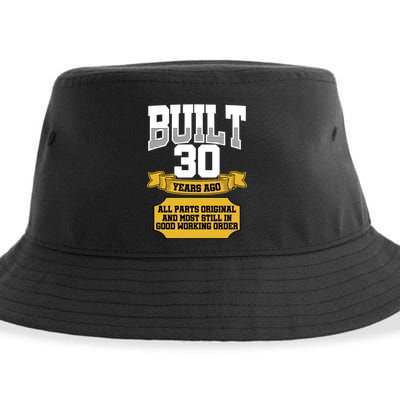 Built 30th Birthday All Original Part Sustainable Bucket Hat