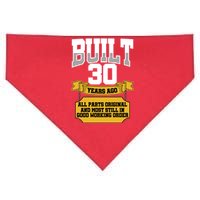 Built 30th Birthday All Original Part USA-Made Doggie Bandana