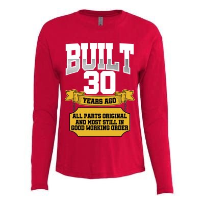 Built 30th Birthday All Original Part Womens Cotton Relaxed Long Sleeve T-Shirt