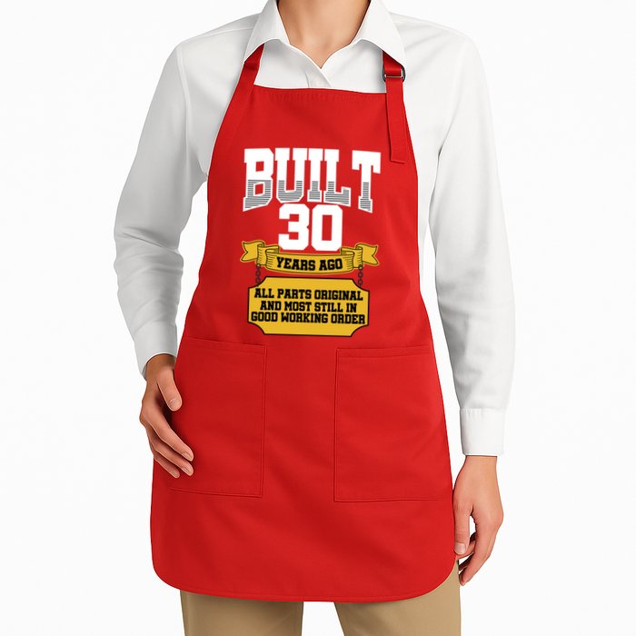 Built 30th Birthday All Original Part Apron