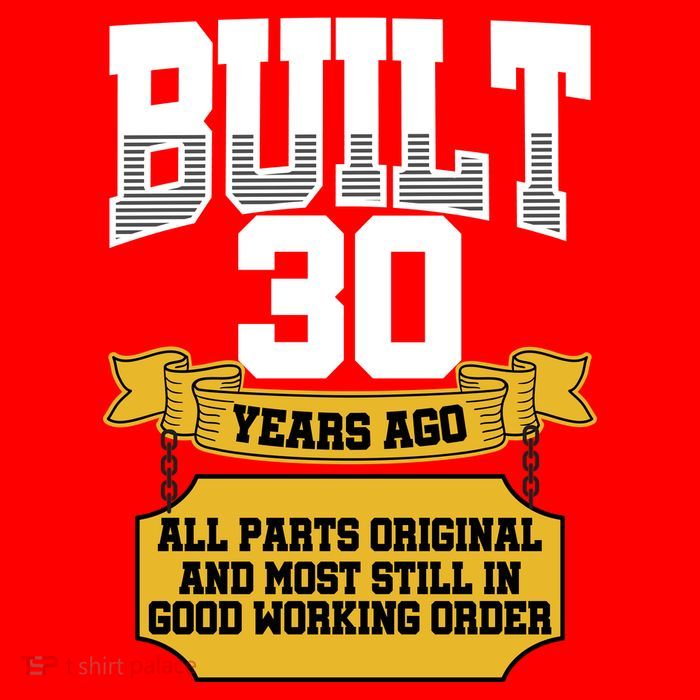 Built 30th Birthday All Original Part Toddler Hoodie
