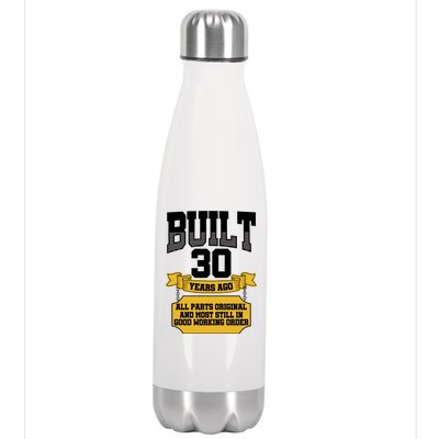 Built 30th Birthday All Original Part Stainless Steel Insulated Water Bottle