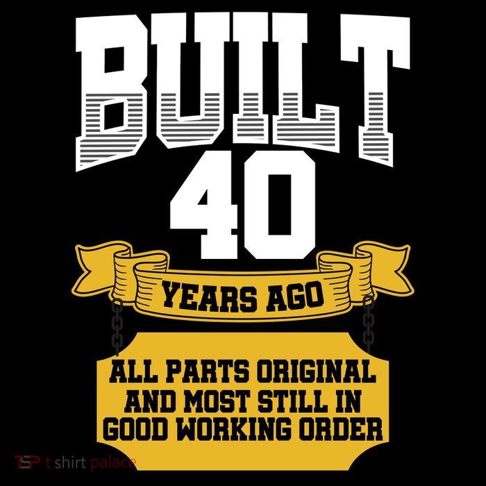 Built 40th Birthday All Original Part Impact Tech Backpack