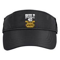 Built 40th Birthday All Original Part Adult Drive Performance Visor