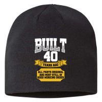 Built 40th Birthday All Original Part Sustainable Beanie