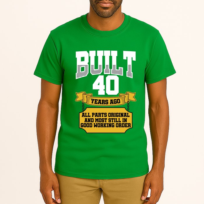 Built 40th Birthday All Original Part Tall T-Shirt