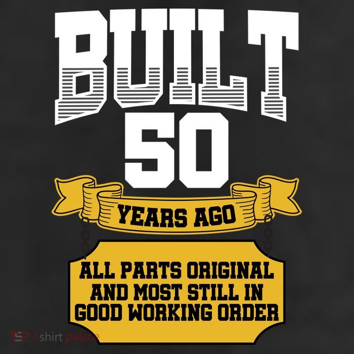 Built 50th Birthday All Original Part Beanie