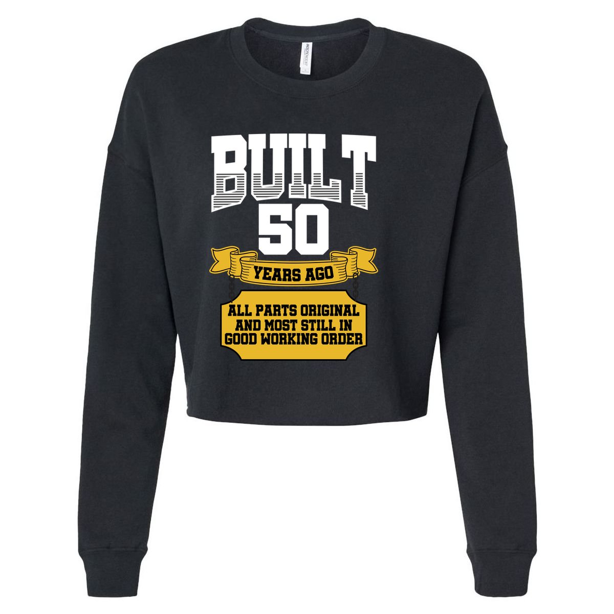 Built 50th Birthday All Original Part Youth Performance Sprint T-Shirt