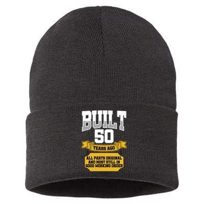 Built 50th Birthday All Original Part Sustainable Knit Beanie