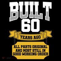 Built 60th Birthday All Original Part Sustainable Bucket Hat