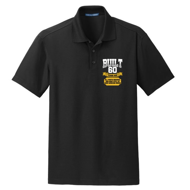 Built 60th Birthday All Original Part Dry Zone Grid Polo