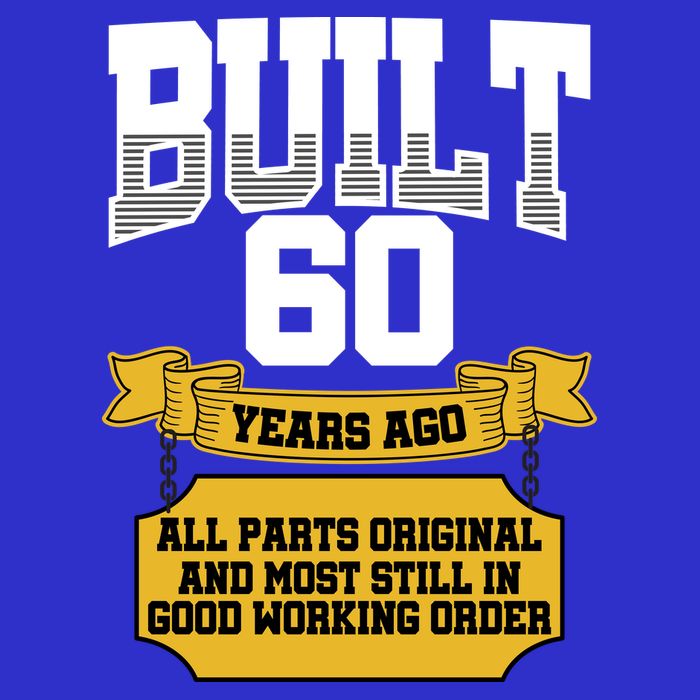 Built 60th Birthday All Original Part Hoodie