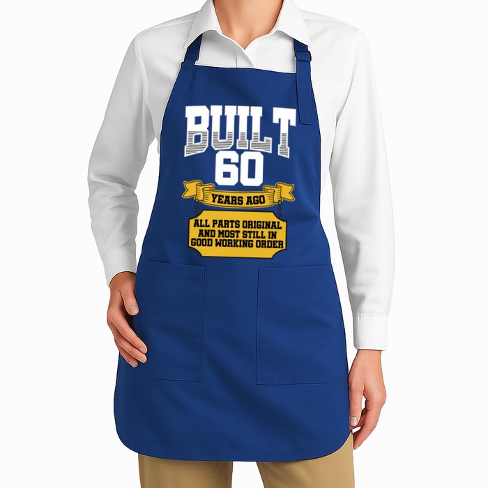 Built 60th Birthday All Original Part Apron