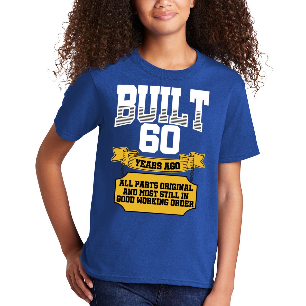 Built 60th Birthday All Original Part Kids T-Shirt