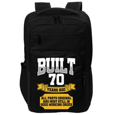 Built 70th Birthday All Original Part Impact Tech Backpack