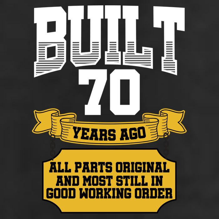 Built 70th Birthday All Original Part Adult Drive Performance Visor
