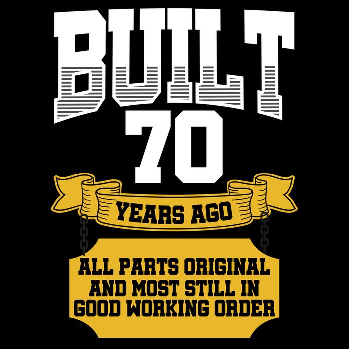 Built 70th Birthday All Original Part Wool Snapback Cap