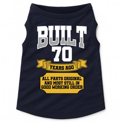 Built 70th Birthday All Original Part Doggie Tank