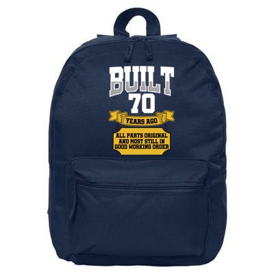 Built 70th Birthday All Original Part 16 in Basic Backpack