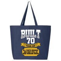 Built 70th Birthday All Original Part 25L Jumbo Tote