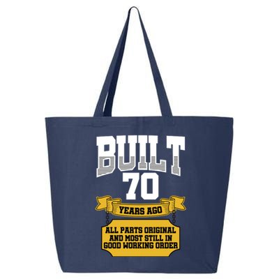 Built 70th Birthday All Original Part 25L Jumbo Tote