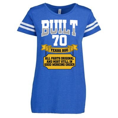 Built 70th Birthday All Original Part Enza Ladies Jersey Football T-Shirt