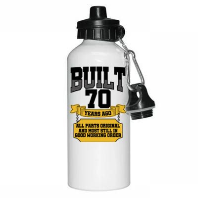 Built 70th Birthday All Original Part Aluminum Water Bottle