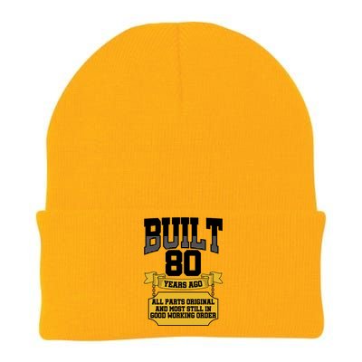 Built 80th Birthday All Original Part Knit Cap Winter Beanie