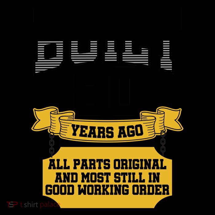 Built 80th Birthday All Original Part Mug