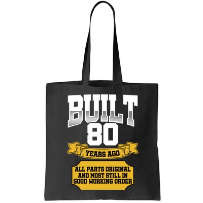 Built 80th Birthday All Original Part Bag