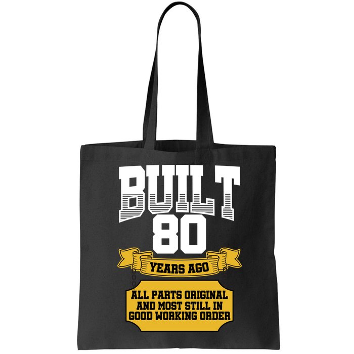 Built 80th Birthday All Original Part Bag