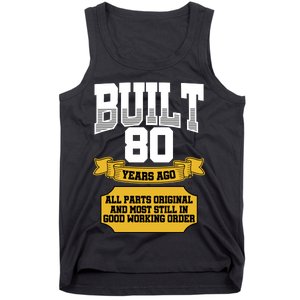 Built 80th Birthday All Original Part Tank Top