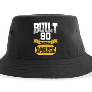 Built 90th Birthday All Original Part Sustainable Bucket Hat