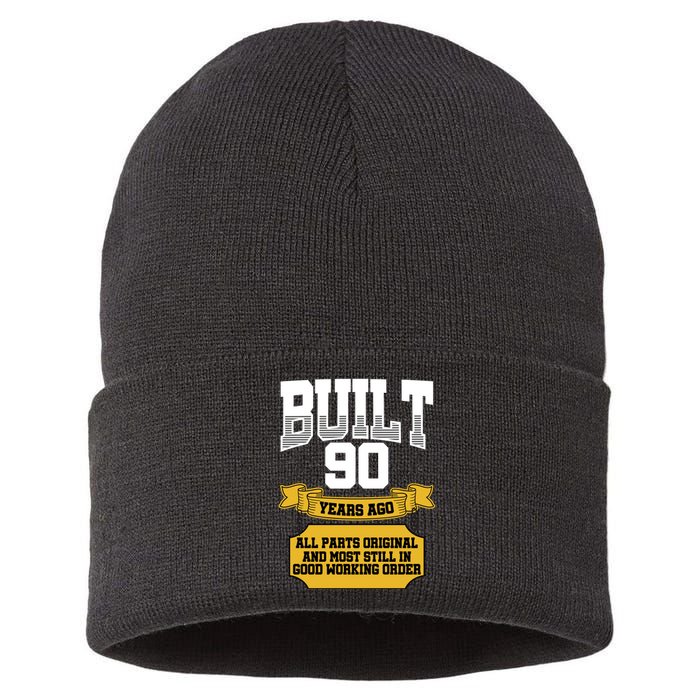 Built 90th Birthday All Original Part Sustainable Knit Beanie