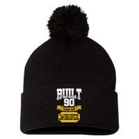 Built 90th Birthday All Original Part Pom Pom 12in Knit Beanie