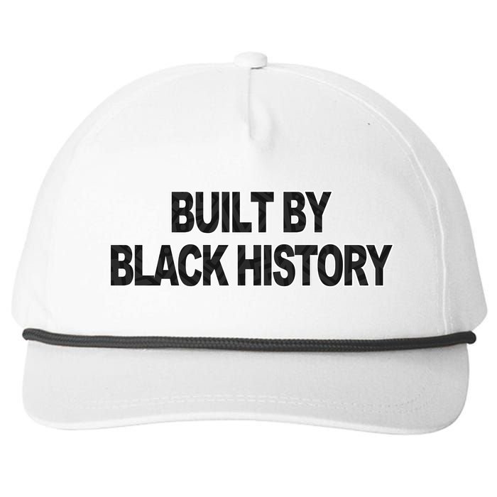 Built By Black History Black History Month Snapback Five-Panel Rope Hat